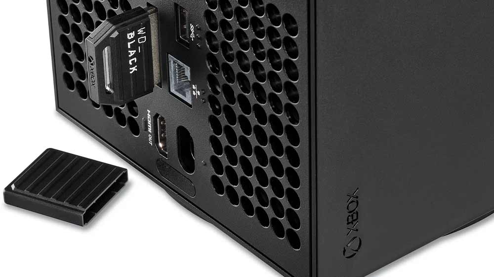 Externí SSD Western Digital BLACK C50 pro Xbox, 1 TB ve slotu Xboxu_03