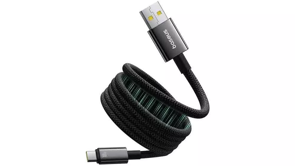 Kabel Baseus Magnetic USB-C/Lightning 1m 100W black_01