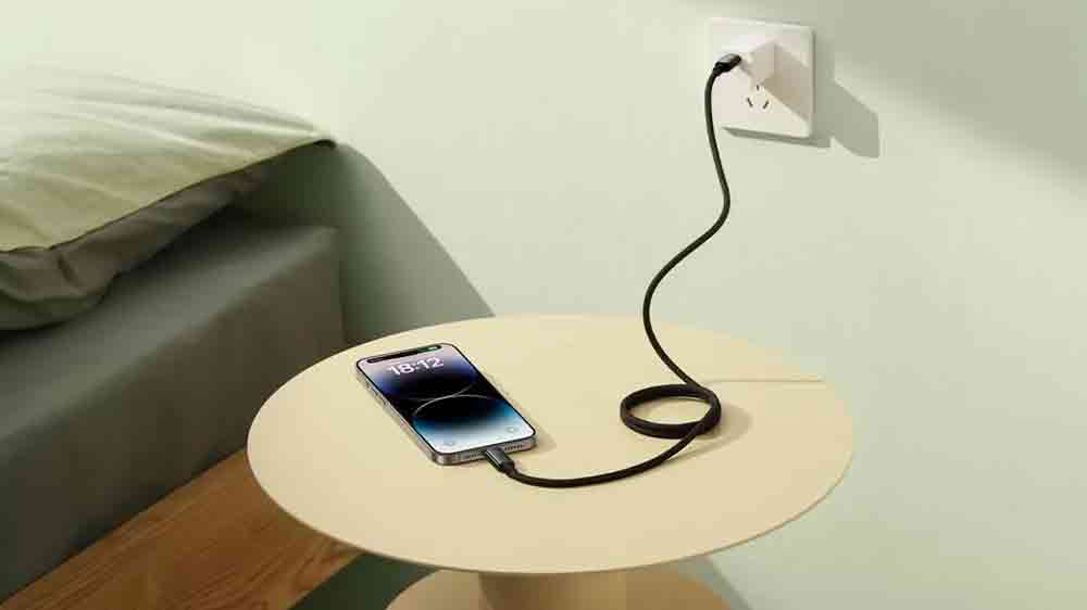 Kabel Baseus Magnetic USB-C/Lightning 1m 20W nabíjející mobilní telefon_02