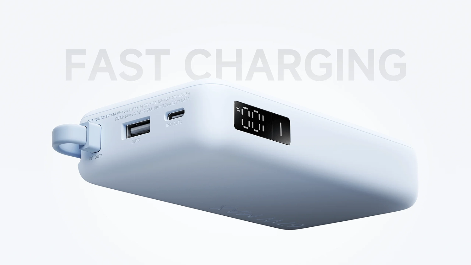 LED digitální displej power banka Xiaomi 67W