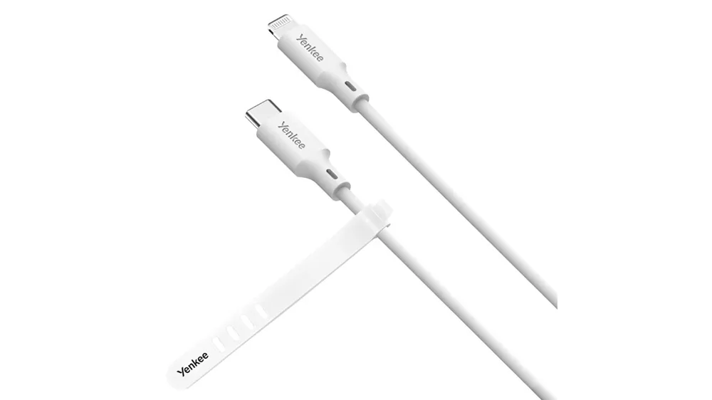 Kabel USB C YENKEE YCU 635 WH SILIC MFi