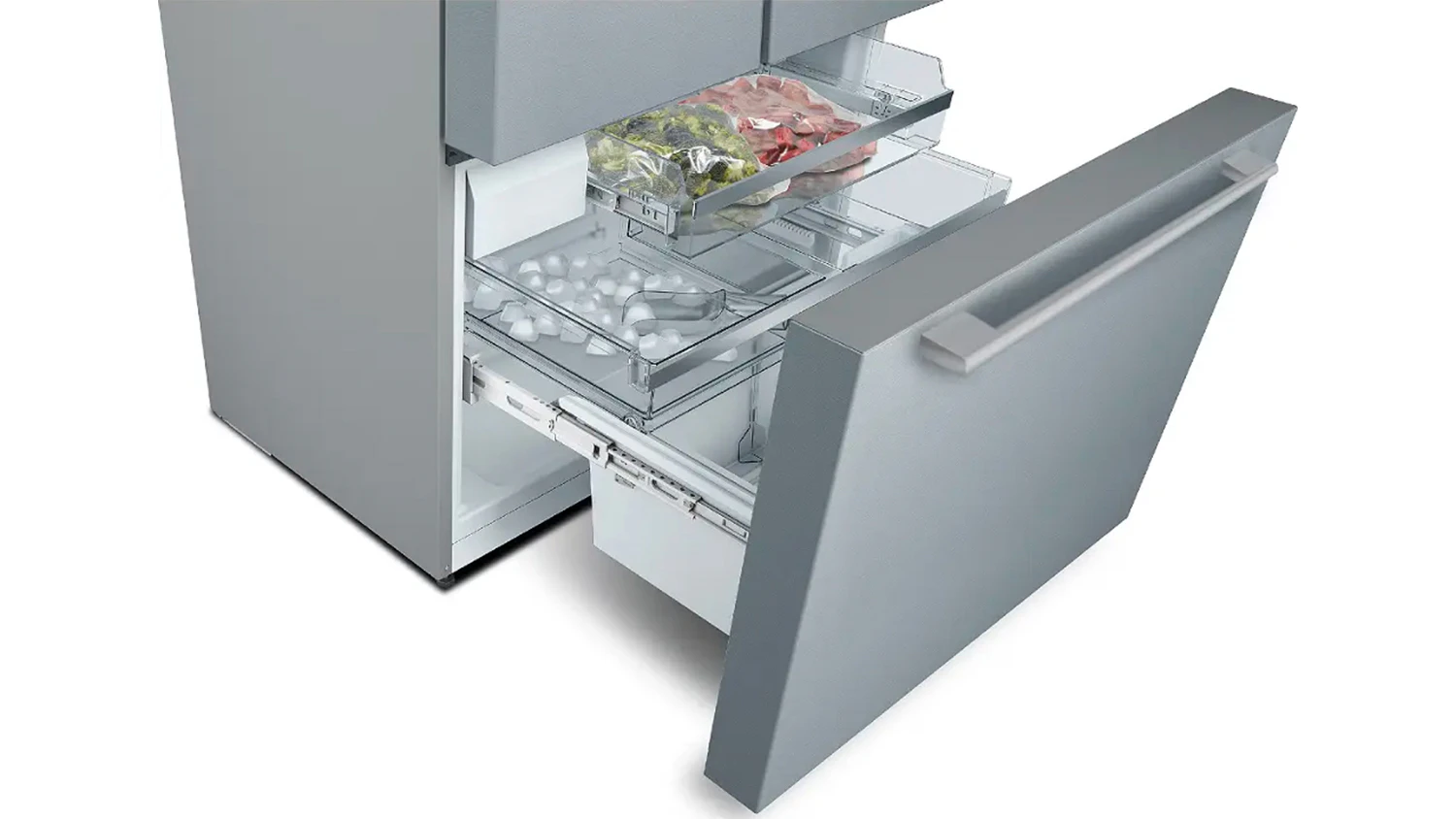 Mraz&aacute;k americk&eacute; lednice Bosch KFF96PIEP