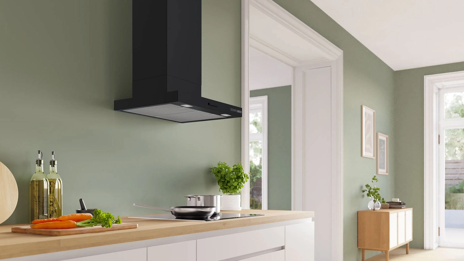Odsavač par Bosch Serie 4 DWB65CC60 v interiéru