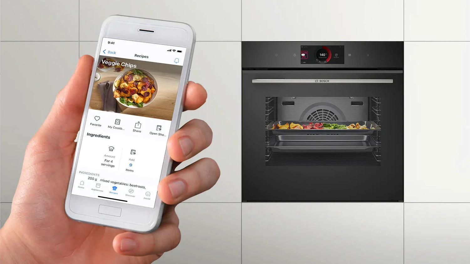 Ovl&aacute;d&aacute;n&iacute; trouby pomoc&iacute; aplikace Home Connect