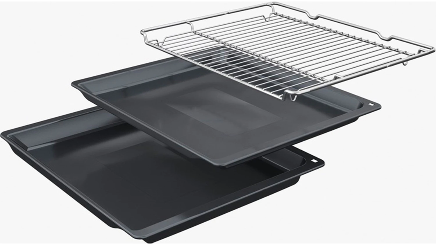 Plechy, které jsou součástí trouby Bosch Serie 8 HRG7761B1