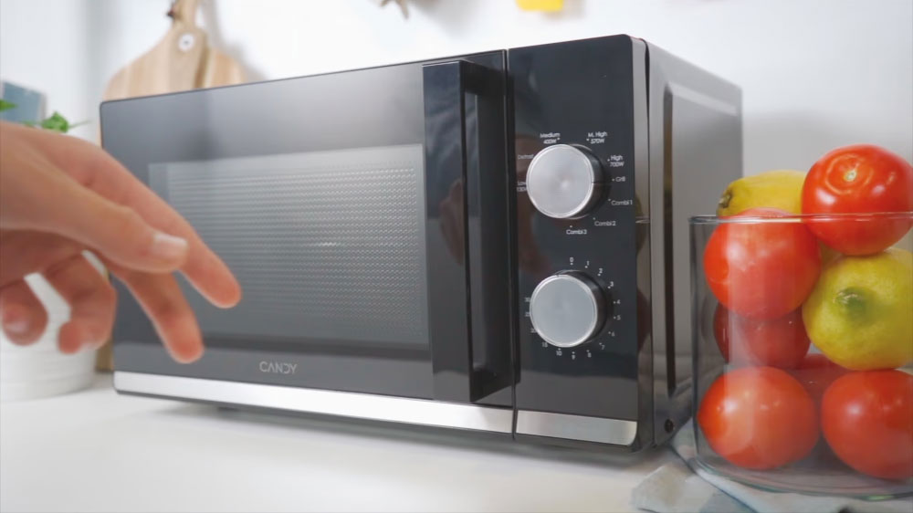Mikrovlnná trouba CANDY CMG20TNMB na kuchyňské lince_03