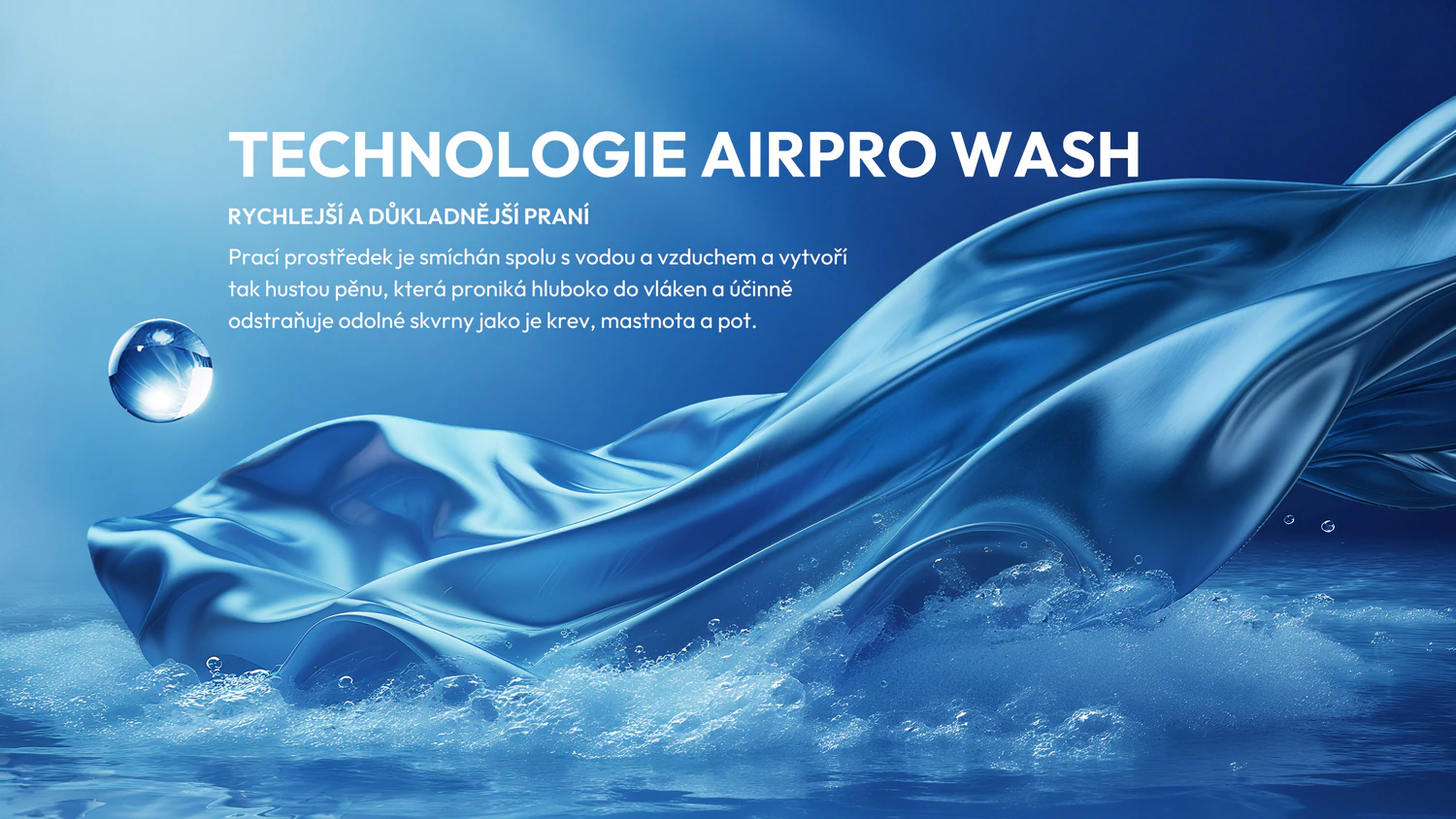 Grafika k technologii AirPro Wash
