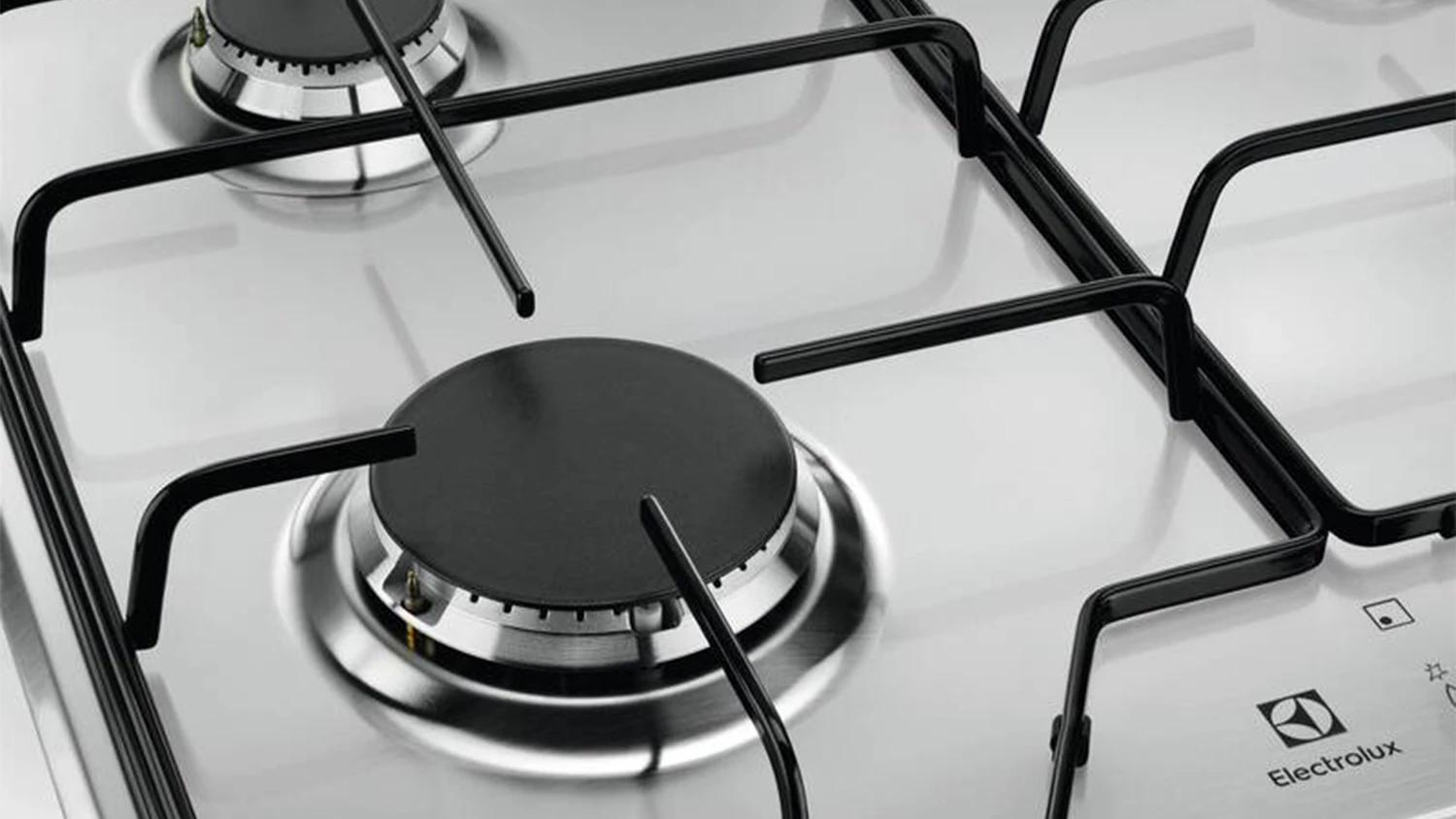 Detail na podpěry plynové varné desky Electrolux 600 PRO SpeedBurner KGS6424SX