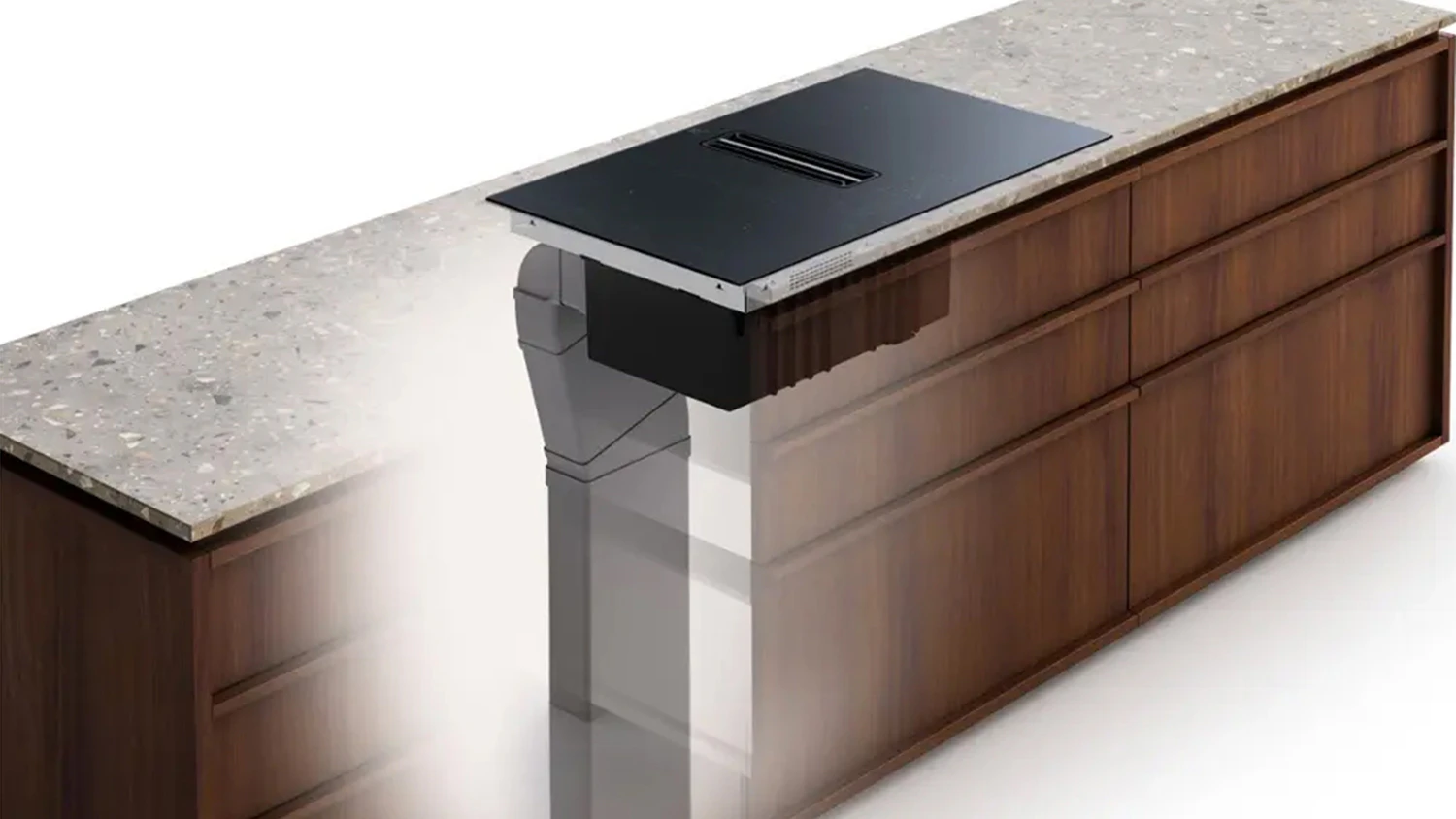 Odsavač par v indukční varné desce Electrolux KCC84453CK