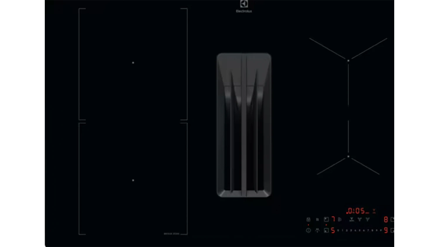 Indukčn&iacute; varn&aacute; deska s odsavačem Electrolux ECC83410CK