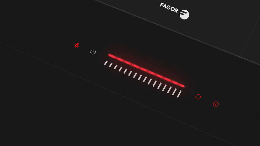 Detail ovládání digestoře Fagor 3CFT-6051N_03
