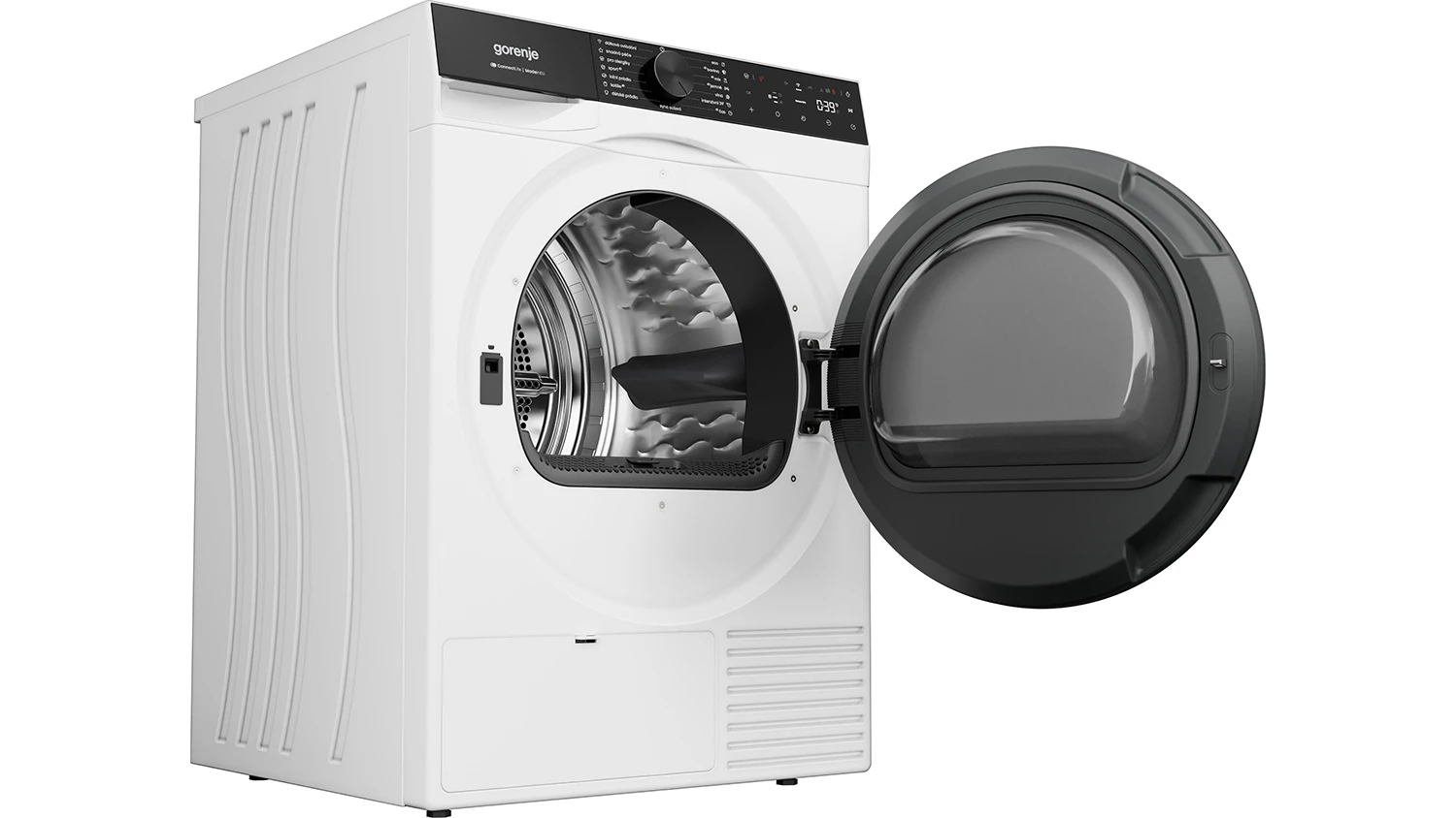 Sušička prádla Gorenje DF69B s otevřenými dvířky