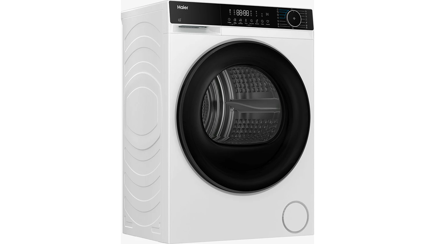 Su&scaron;ička pr&aacute;dla Haier HD70-C357TU1 z boku
