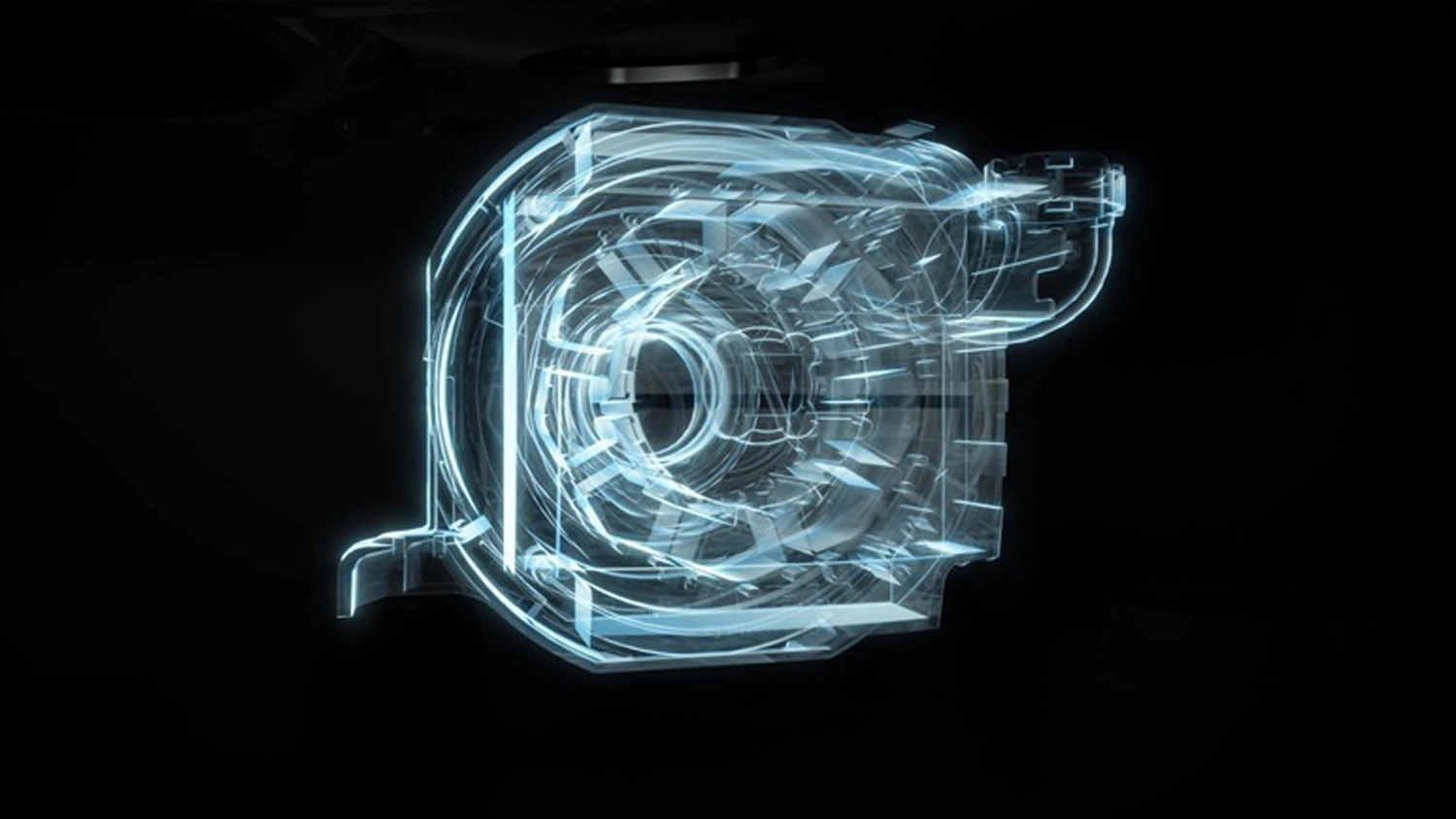 Invertorový motor ilustrace