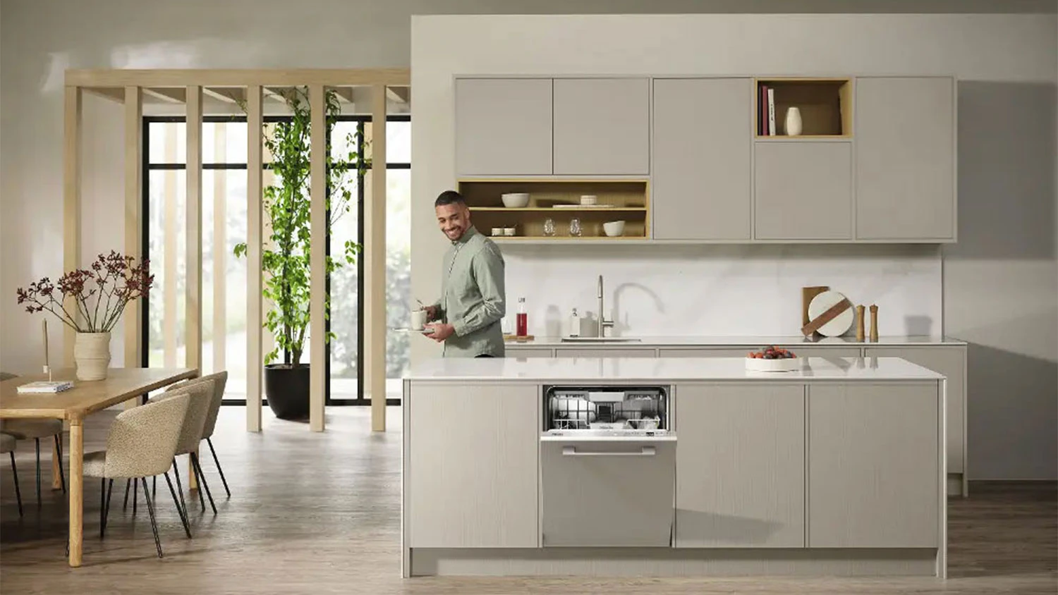 Myčka Miele G 5817 SCi XXL Active Plus vestavěná do kuchyňské linky