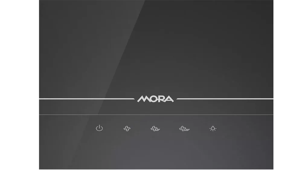 Detail ovl&aacute;dac&iacute;ch prvků kom&iacute;nov&eacute;ho odsavače par MORA OV 686 GW_02