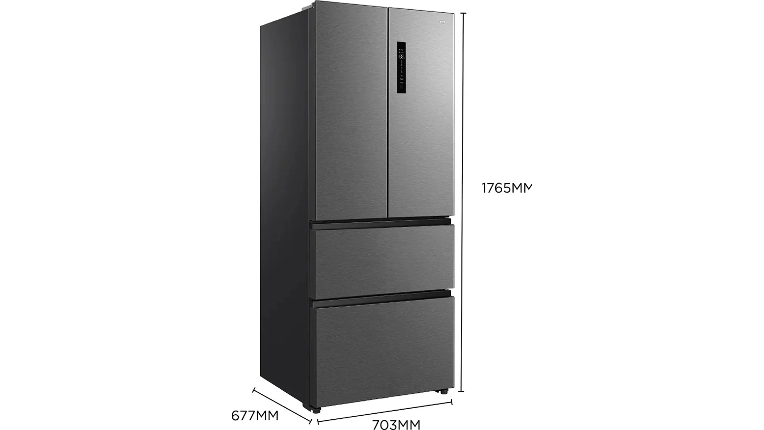 Lednice TCL s rozměry