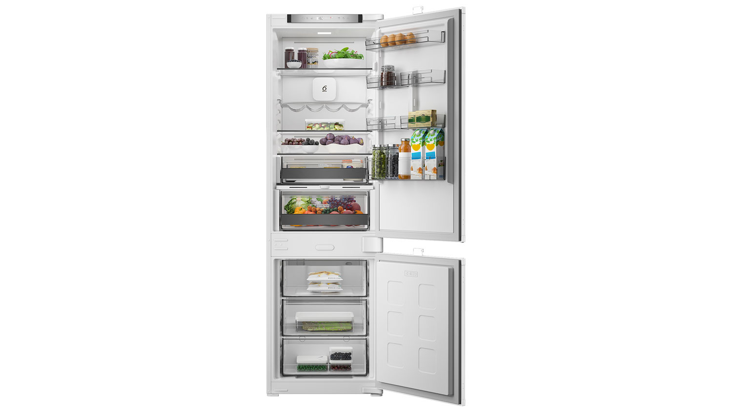 Vestavn&aacute; kombinovan&aacute; lednička Whirlpool WHK2 5293 B5E
