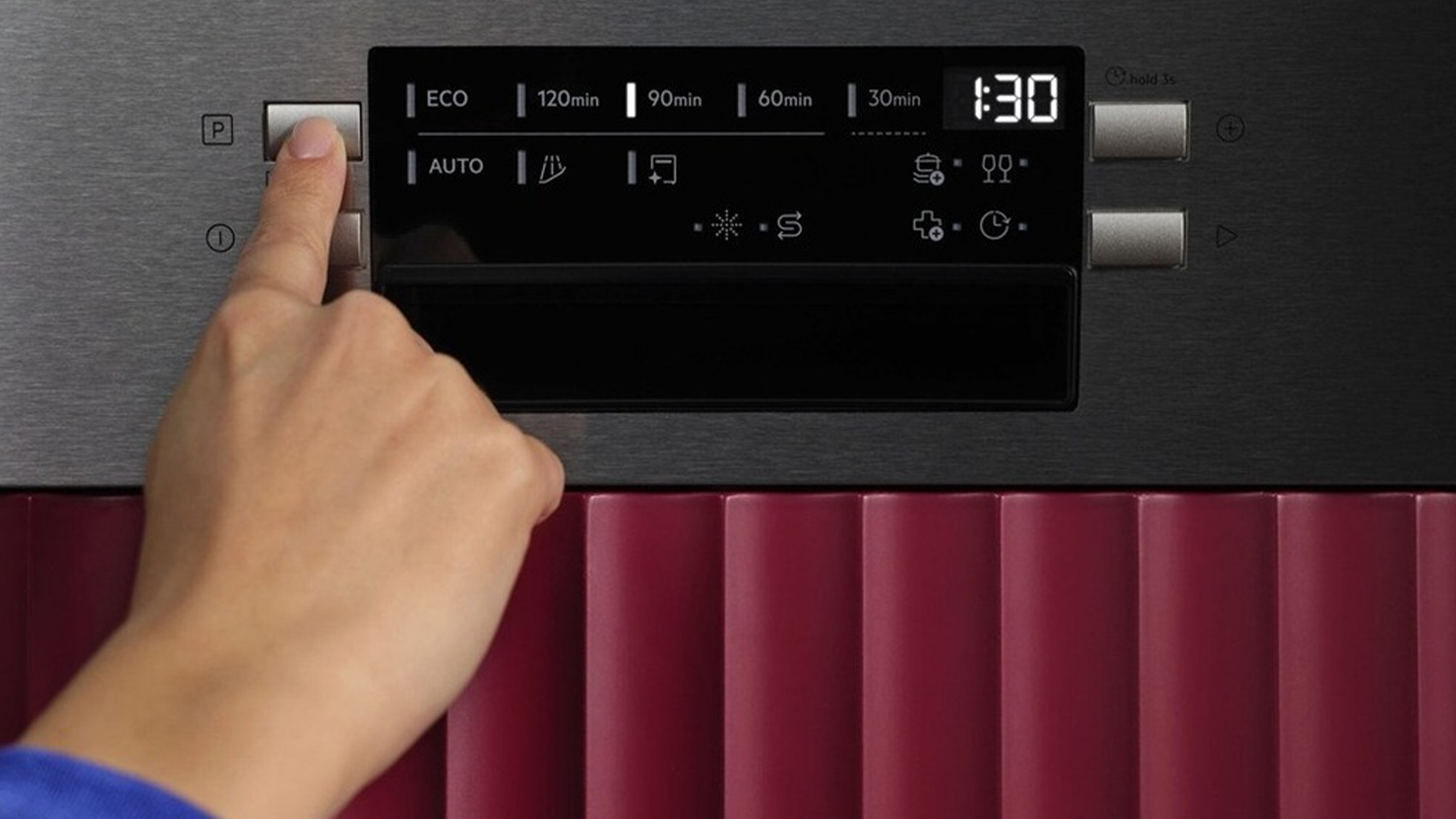 Ovládací panel myčky AEG Favorit série 6000 SmartSelect GT6200B2SNM
