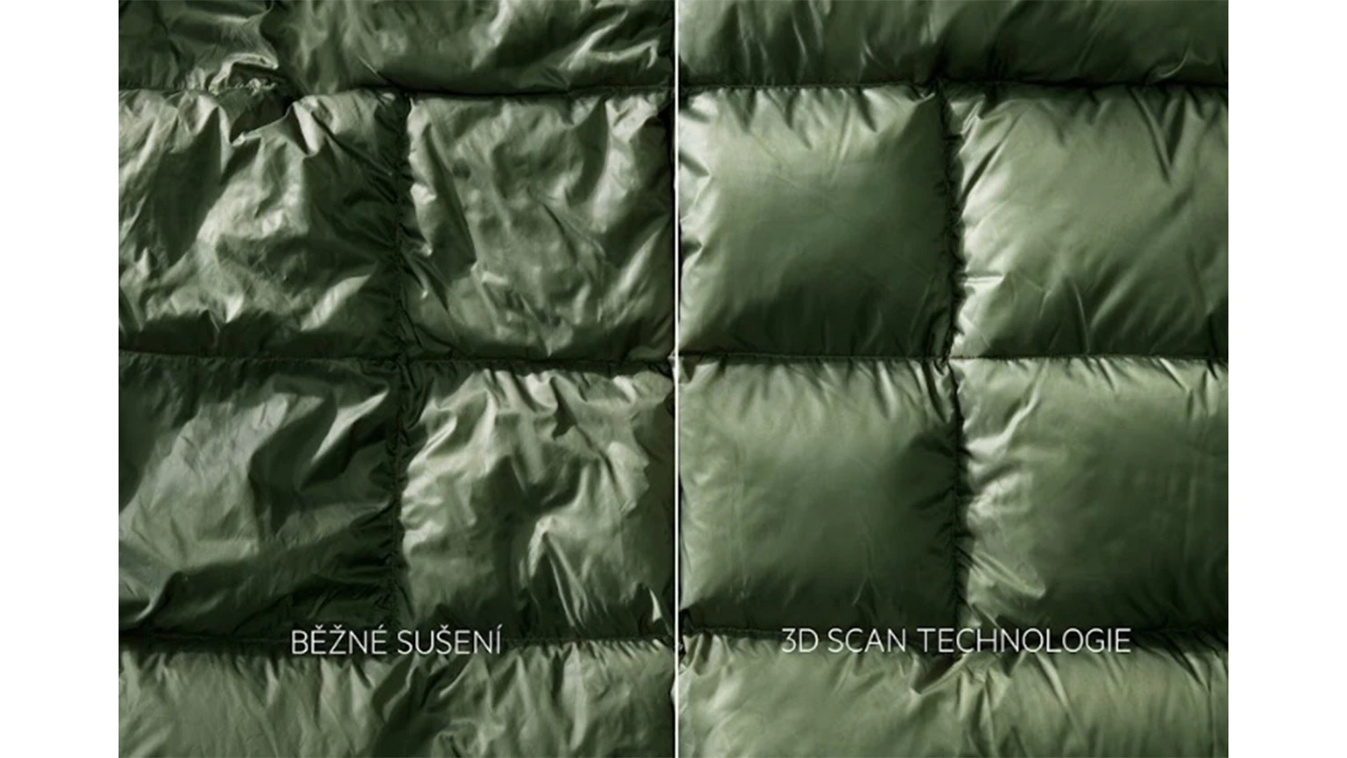 Porovn&aacute;n&iacute; usu&scaron;en&eacute; p&eacute;řovky s technologi&iacute; 3DScan a bez n&iacute;