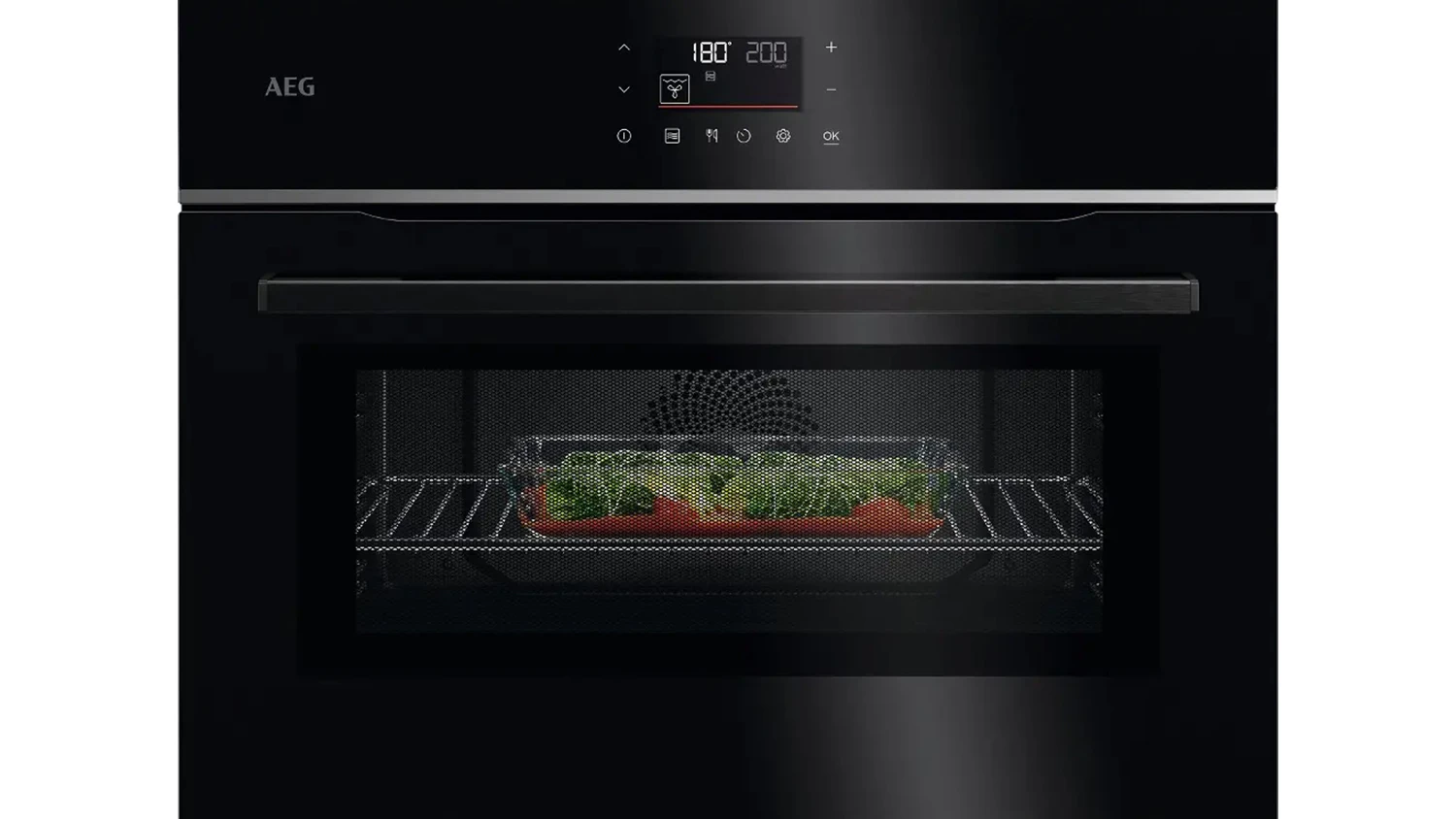 Vestavn&aacute; trouba AEG s&eacute;rie 6000 CombiQuick TK6NK40PB