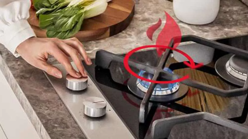 Zapínání hořáku na varné desce Amica DP 6410LZWG _03