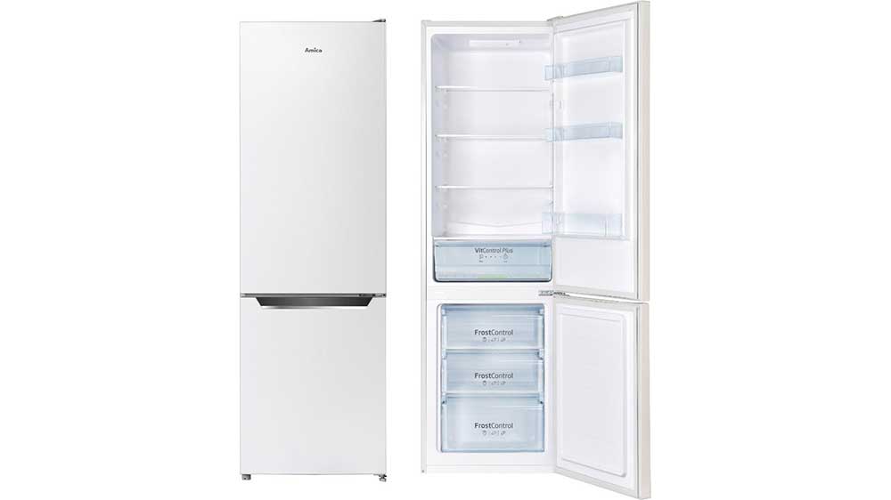 Zavřená a otevřená kombinovaná chladnička Amica FK2525.4UNT_04