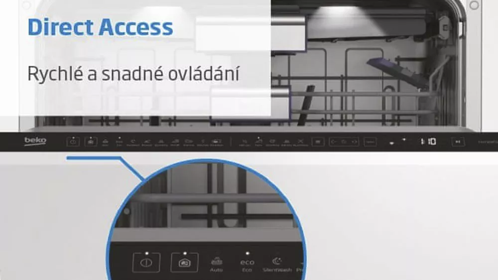 Snadn&eacute; ovl&aacute;d&aacute;n&iacute; vestavn&eacute; myčky Beko DIS35020_02