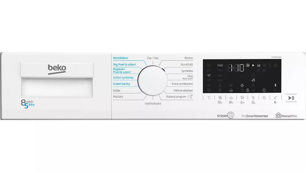 Ovládací panel u pračky se sušičkou BEKO HTV8716X1_04