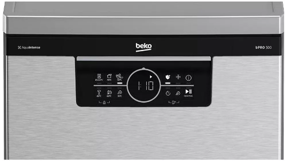 Myčka n&aacute;dob&iacute; Beko BDFS26042XQ displej_02