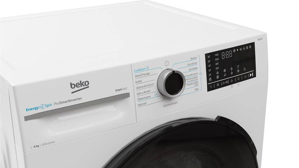Pračka Beko BM3WFU4821WC má přehledné ovládání_04