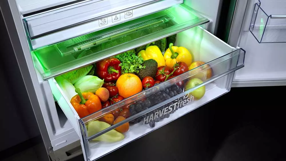 Přihrádka HarvestFresh v kombinované chladničce Beko B5RCNE565HGB_03