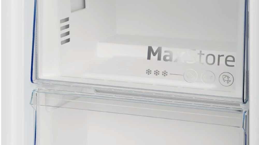 Šuplíky v mrazáku Beko B1RMFNE314W včetně prostorného šuplíku MaxStore_03