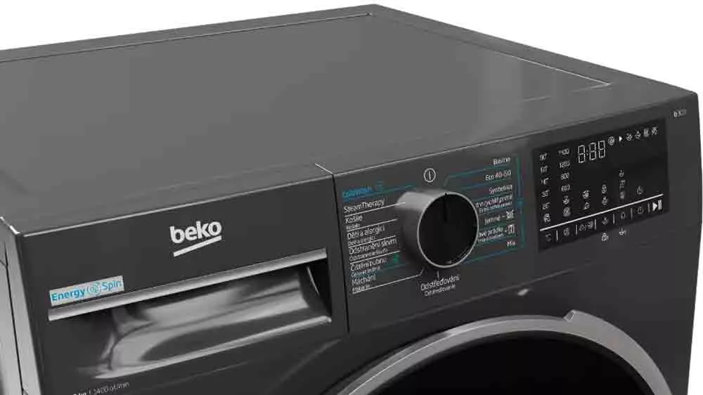 Ovl&aacute;dac&iacute; panel pračky s předn&iacute;m plněn&iacute;m Beko B3WFU4841MCC_03