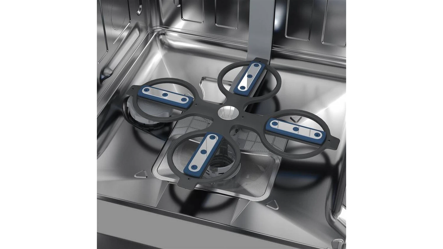 Volně stojící myčka Beko BDFN36541XWP s ramenem PowerIntense