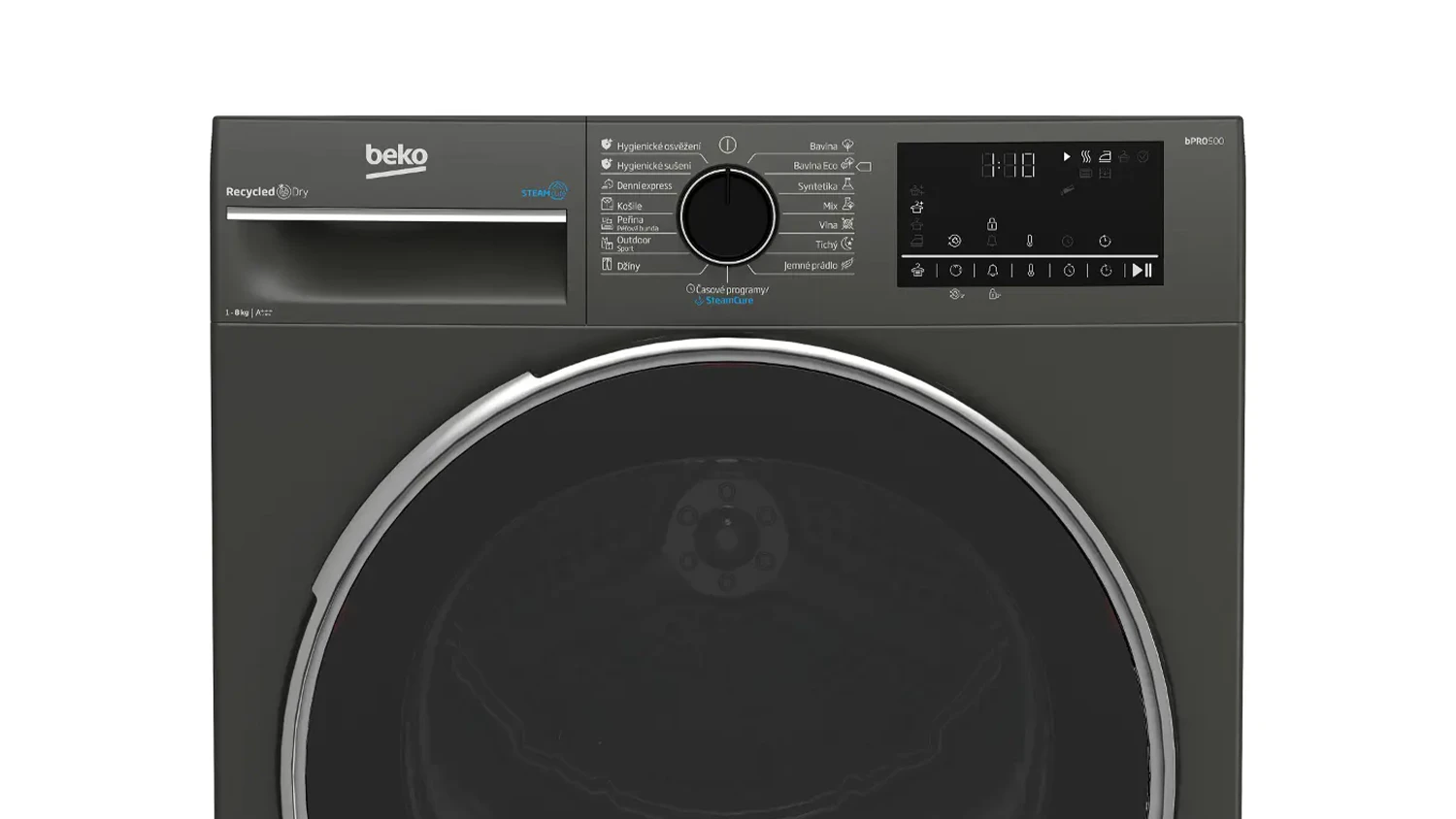 Ovládací panel sušičky prádla Beko B7T482B9MBC