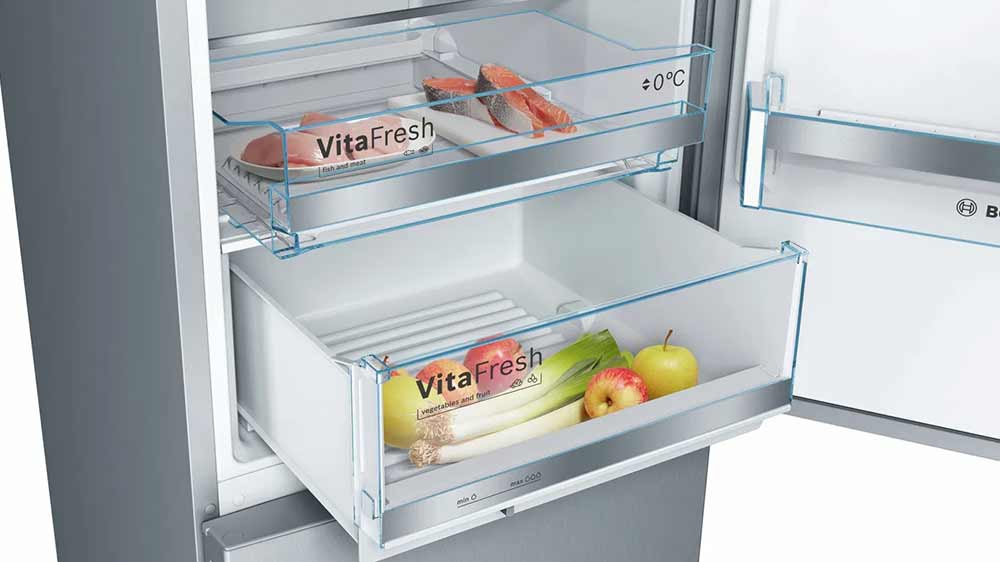 Systém VitaFresh v kombinované chladničce Bosch KGE39ALCA_03