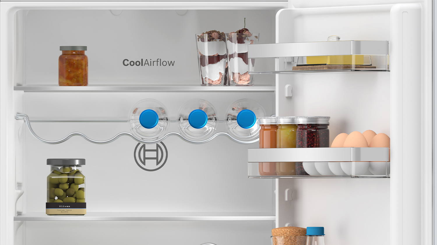 Grafika cirkulace vzduchu Eco Airflow