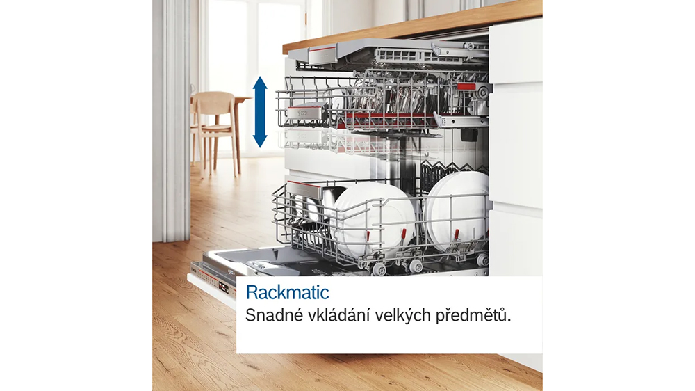 Vestavná myčka Bosch SBH4EVX08E má systém RackMatic pro větší kusy nádobí_04