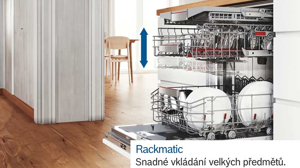 Výškově nastavitelný koš myčky Bosch_04