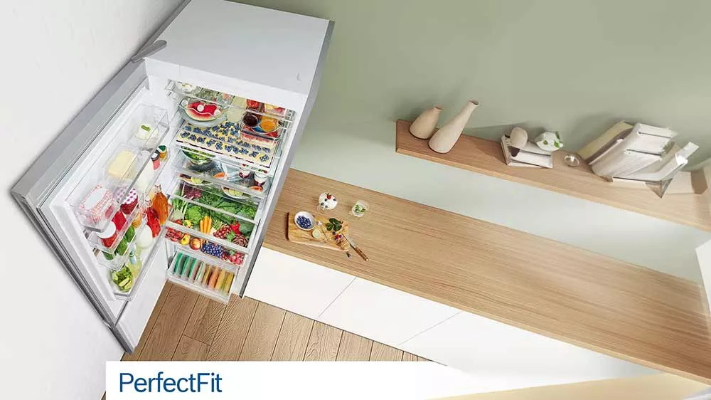 Kombinovaná chladnička Bosch KGN362LBF, Perfect Fit_04