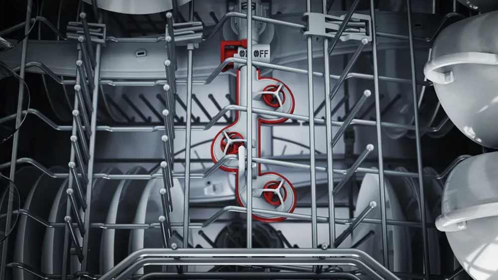 Funkce Extra Clean Zone u myčky nádobí Bosch SMH4ECX27E v kuchyni_04