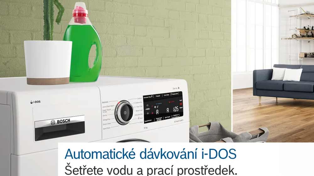 Technologie i-DOS pračky Bosch Serie 8 WGB254A2BY_02