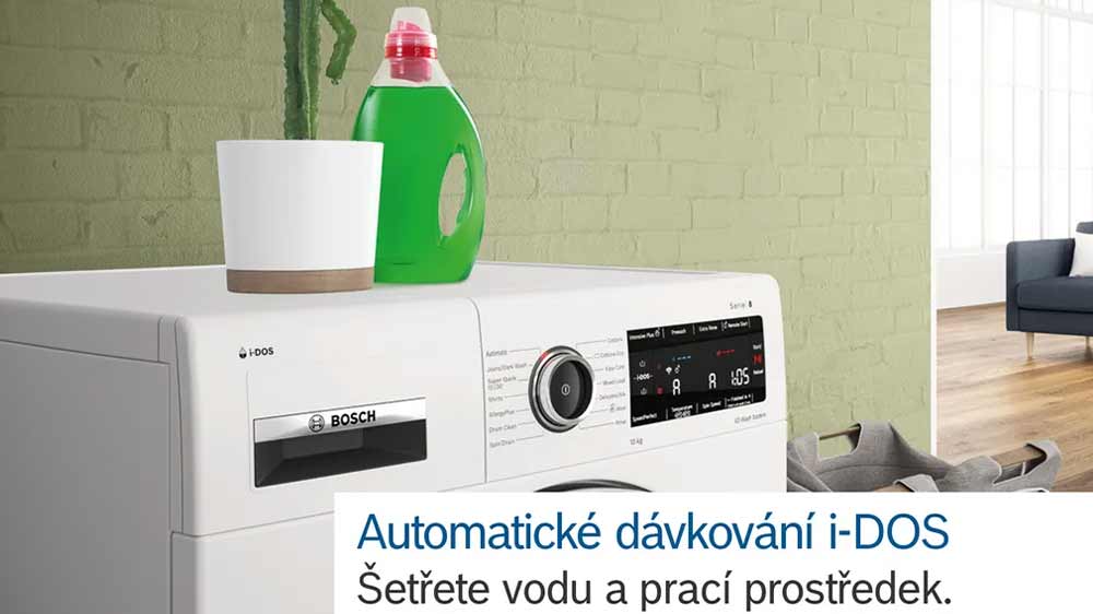 Technologie i-DOS pračky Bosch Serie 8 WGB254A4BY_02