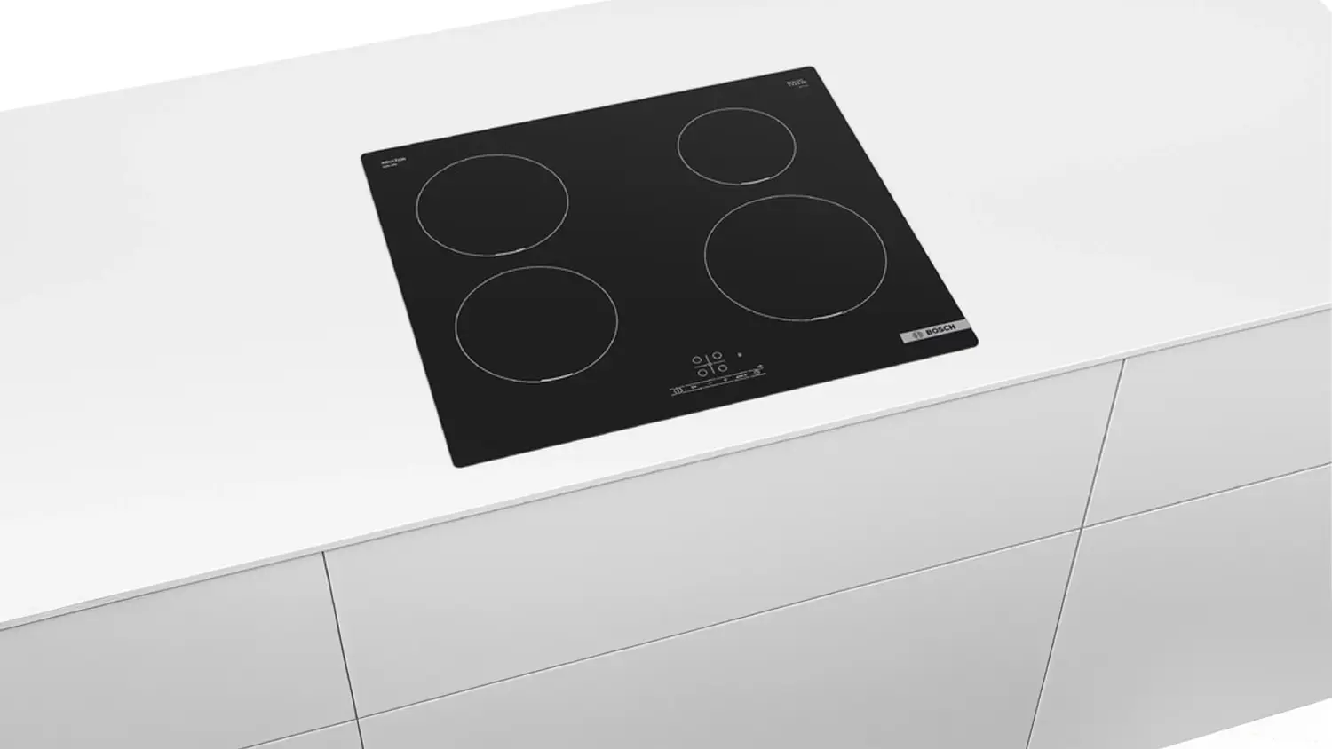 Indukční varná deska Bosch Serie 4 PUE611BB5E v bílé desce