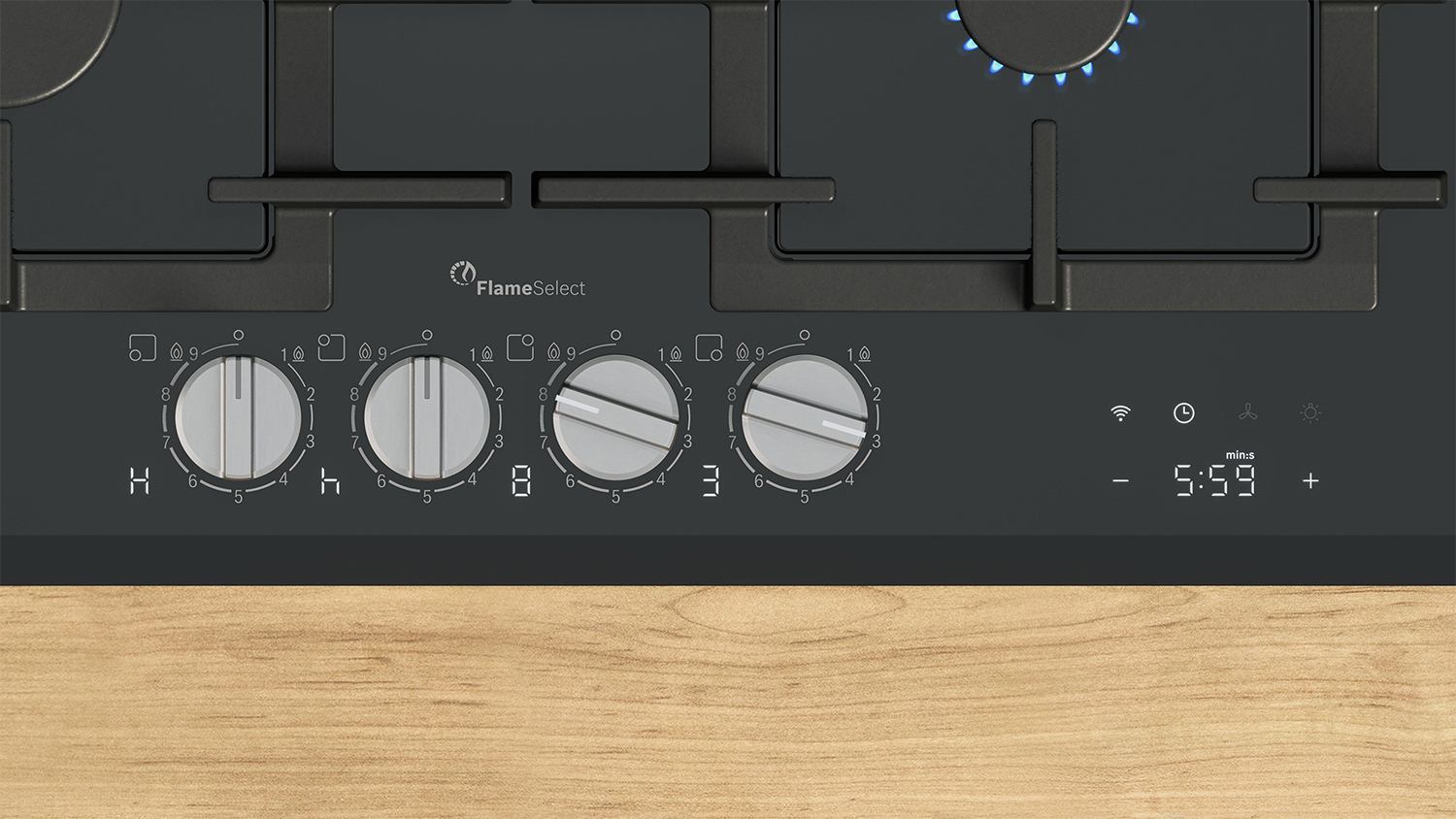 Ovládací panel plynové desky Bosch PRP6A6H40