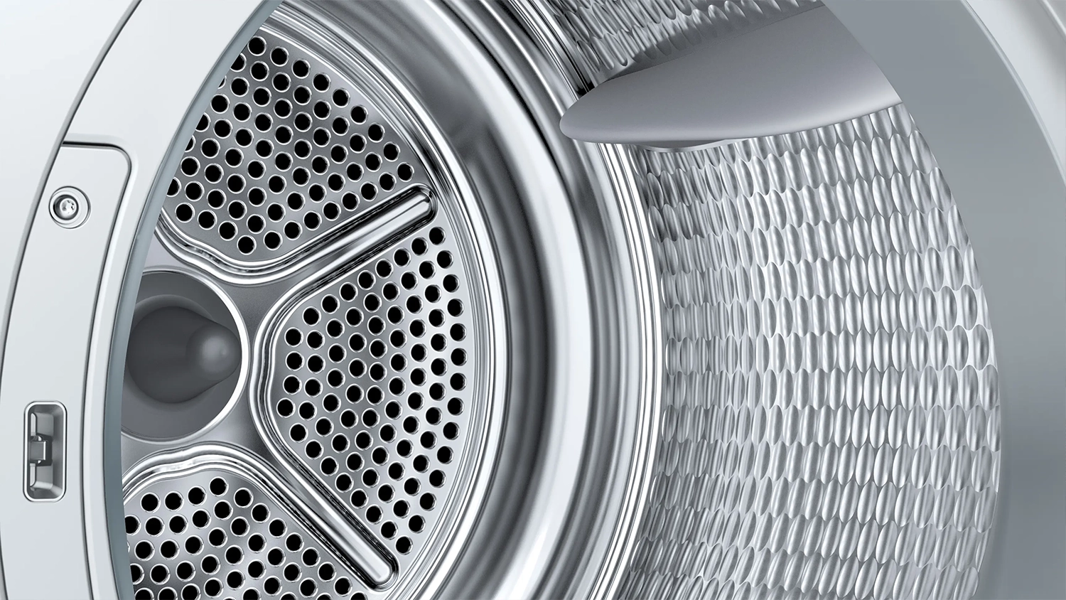 Detail bubna su&scaron;ičky bielizne Bosch WQG233D9CS