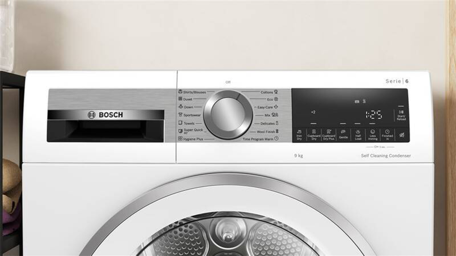 Ovl&aacute;dac&iacute; panel su&scaron;ičky Bosch WQG24591BY