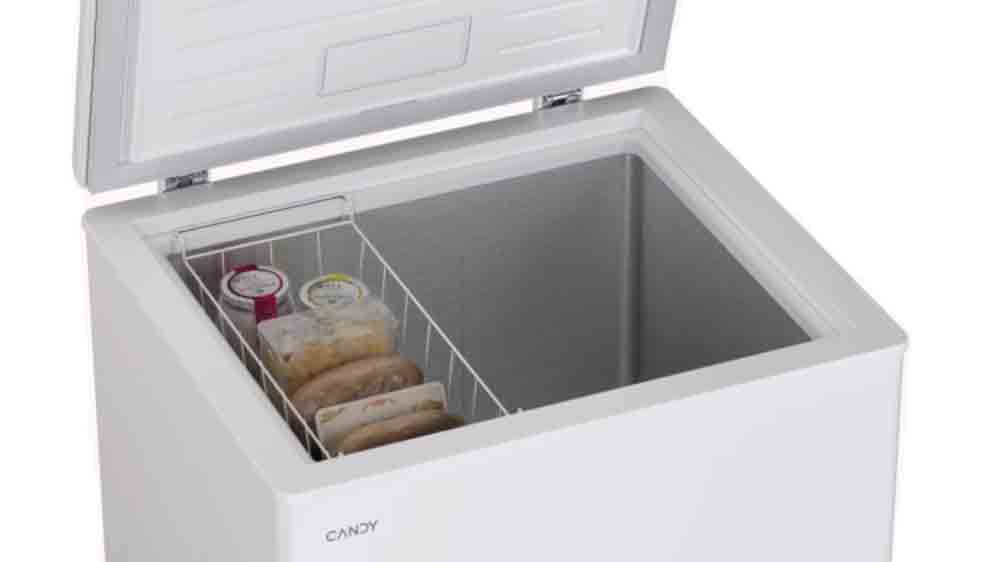 Otevřená truhlicová mraznička Candy CCHH 145E s košem_02