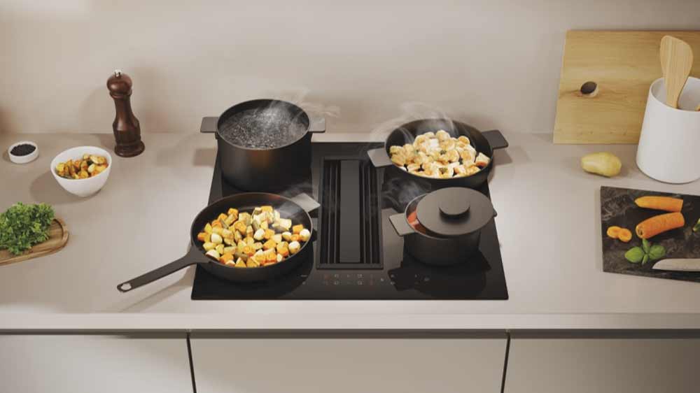 Indukční varná deska Candy Cook CIH6I4CE v provozu_03